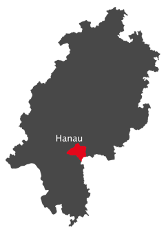 Landkarte - Kreis Hanau