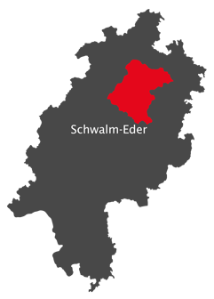 Landkarte - Kreis Schwalm-Eder