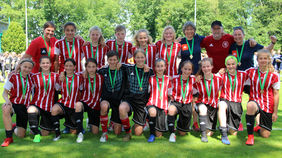 Bronzemedaille für unsere U14-Juniorinnen beim Länderpokal in Duisburg-Wedau. [Foto: Rüdiger Zinsel]