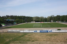 Das Herrenwaldstadion in Stadtallendorf. Foto: Gast