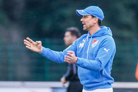 Steinbach-Haiger-Trainer Matthias Mink. Foto: Verein