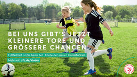 Kleinere Tore, größere Chancen - der neue Kinderfußball im DFB und seinen Landesverbänden [Foto: DFB]