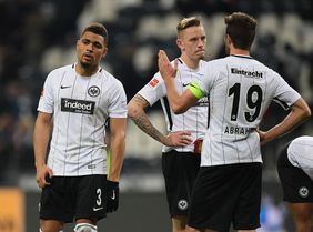 Einträchtliche Enttäuschung nach der Heimniederlage gegen Bayer Leverkusen. Foto: getty images