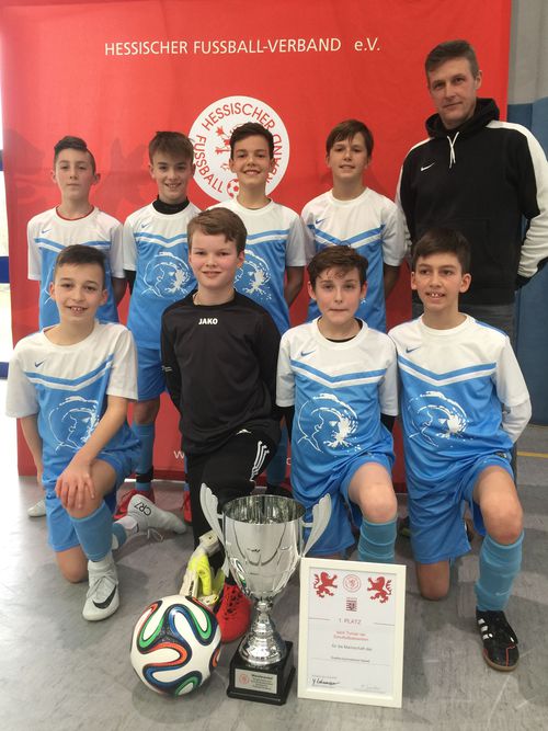 Futsalturnier Der Hessischen Schulfussballzentren Goethe Gymnasium Kassel Gewinnt Souveran Hfv Online De