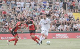 Der FC Gießen setzte mit dem 6:0-Sieg ein Ausrufeezeichen und führt die Tabelle der LOTTO Hessenliga an. Foto: Friedrich