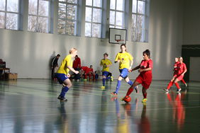 Szene vom 2. Frauen-Futsal-Cup in Grünberg. Foto: HFV