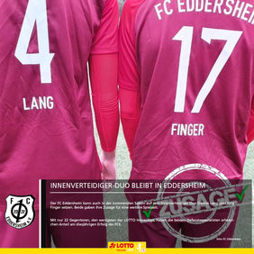Nehmen so manchem Stürmer gerne den Ball vom Fuß: das Innverteidiger- Duo des FCE "LangFinger" [Foto: FC Eddersheim]