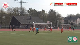 Am Ende konnte sich die Spvgg Eltville deutlich im Amateurspiel des Monats März gegen den FC Bierstadt durchsetzen. [Foto: Ausschnitt Video]