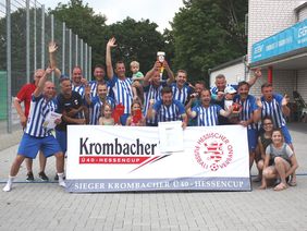 Siegerfoto SV Erzhausen Ü40-Hessencup. Foto:HFV