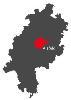 Landkarte - Kreis Alsfeld