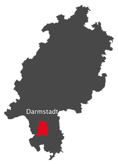 Landkarte - Kreis Darmstadt