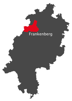 Landkarte - Kreis Frankenberg