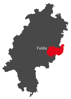 Landkarte - Kreis Fulda