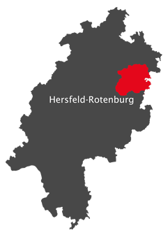 Landkarte - Kreis Hersfeld-Rotenburg