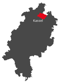 Landkarte - Kreis Kassel