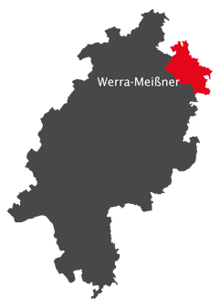 Landkarte - Kreis Werra-Meissner