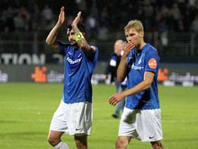 Hängende Köpfe nach dem 1:3 im Relegations-Hinspiel, Foto: A2/Hartenfelser