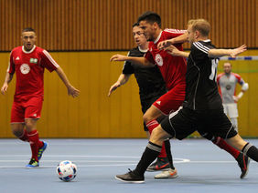 Futsal-Action beim Länderpokal 2017. Foto: Zinsel