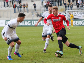 Hessen Kassel unterlag mit 0:2 beim SV Elversberg. Foto: Christian Heidler
