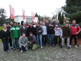 Die Teilnehmer des Basislehrgangs in Grünberg. Foto: HFV