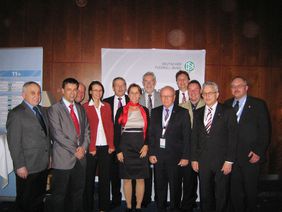 Die HFV-Delegation mit DFB-Präsident Wolfgang Niersbach, Foto: privat