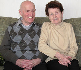 Edgar Roth und seine Frau Therese: Gefeiert wurde im Familienkreis. Foto: privat