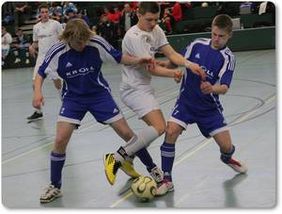 Spannende Spiele sahen die zahlreichen Zuschauer bei den C- und B-Junioren-Futsal-Hessenmeisterschaften im letzten Jahr in Nidda