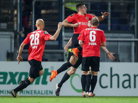 Luca Schnellbacher erzielte den entscheidenden Treffer für den SVWW in der Nachspielzeit. Foto: getty images