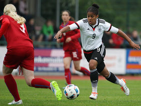 Shekiera Martinez lief schon dreimal für die deutsche U15 auf und erzielte dabei zwei Tore. Foto: Getty Images