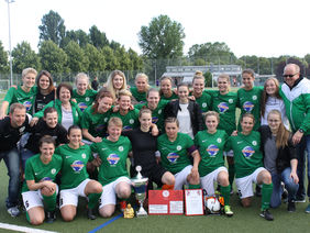 Im Endspiel um den Hessenpokal der Frauen konnte sich die TSG Neu-Isenburg durchsetzen und feierte nach dem Aufstieg in die Hessenliga das „Double“. Foto: privat