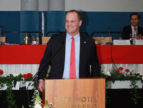 Stefan Reuß wurde einstimmig zum neuen Präsidenten des Hessischen Fußball-Verbandes gewählt. Foto: Gast