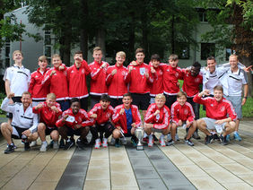 Freude über den Turniersieg: die hessische U15-Auswahl. Foto: HFV