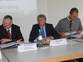 Hatten ein breites Themenspektrum: Torsten Becker, Rolf Hocke und Stefan Reuß (von links). Foto: Anne Lange