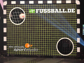 Das ZDF-Torwandschießen im aktuellen Sportstudio ist längst Kult. Alle zwei Wochen stellt fussball.de einen Kandidaten. Foto: Imago / Collage: fussball.de
