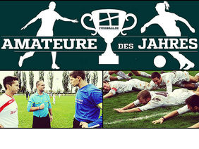 Gesucht: Amateurfußballer und Amateurfußballerin des Jahres. Collage: fussball.de