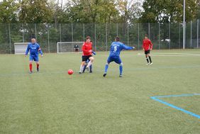 Spielszene aus der Partie der RW Löwen gegen die Reha Werkstatt Lauterbach.